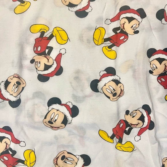 Disney Santa Mickey Mouse Christmas Short Sleeve Tee - Picture 2 of 3